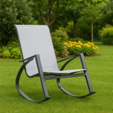 Крісло-гойдалка Chomik KIVI сірий