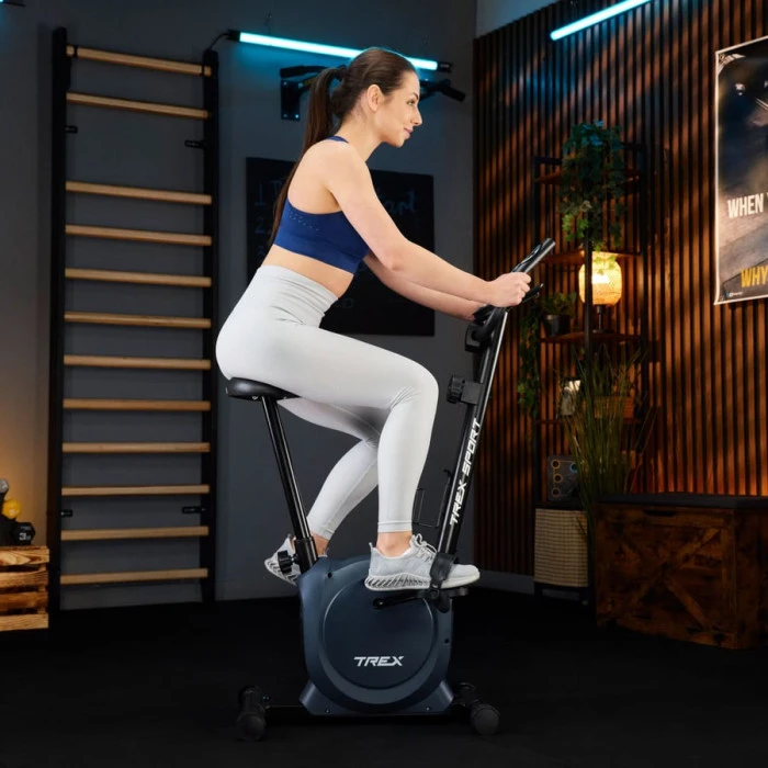 Велотренажер Trex Sport TX-350MB RIZE синий магнитный