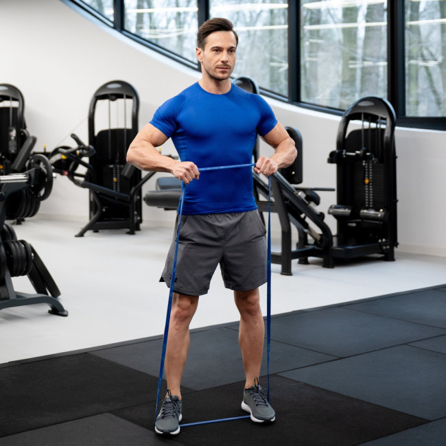 Резинка для фітнесу Gymtek 12-28кг синя