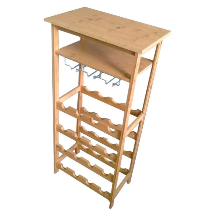 Винний стелаж Chomik WINE бамбук
