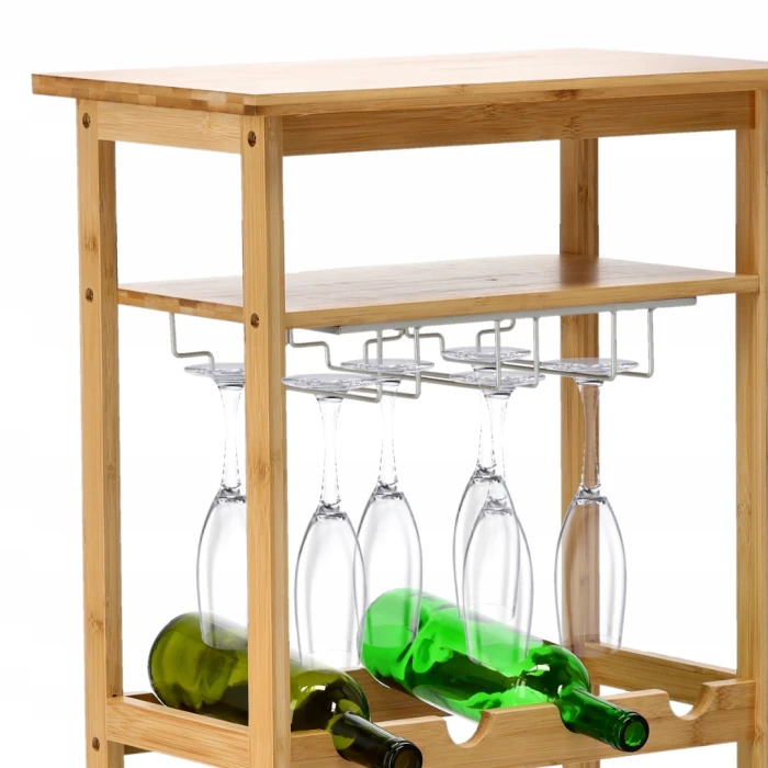 Винний стелаж Chomik WINE бамбук