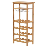 Винный стеллаж Chomik WINE бамбук