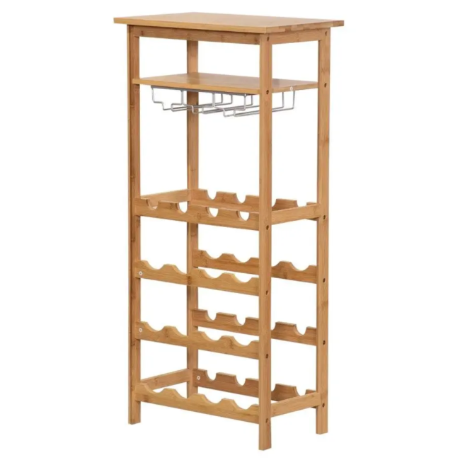 Винный стеллаж Chomik WINE бамбук