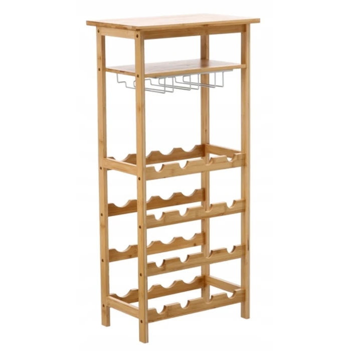 Винний стелаж Chomik WINE бамбук