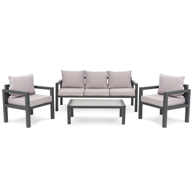 Комплект садових меблів Di Volio Brescia 3 Сірий/Світло-сірий