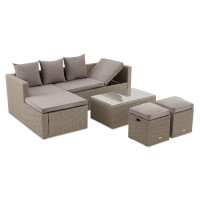 Садовая мебель Di Volio Bologna бежевый/светло-серый