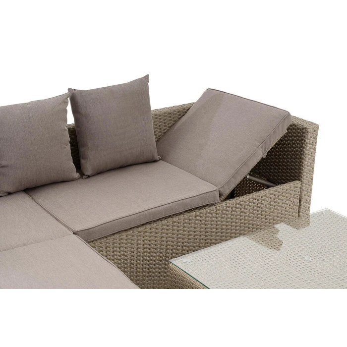 Садові меблі Di Volio Bologna бежевий/світло-сірий