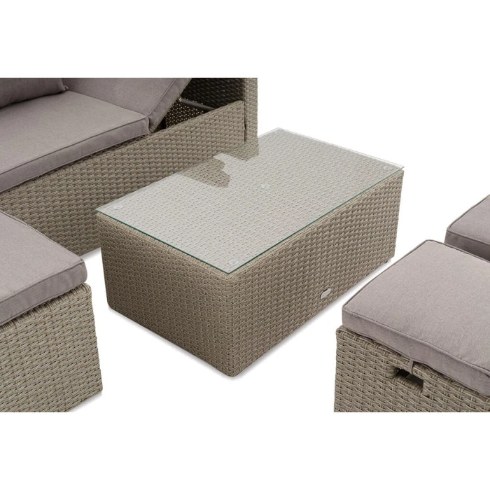 Садові меблі Di Volio Bologna бежевий/світло-сірий