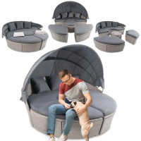 Садовая мебель Di Volio MILANO серо-графитовая