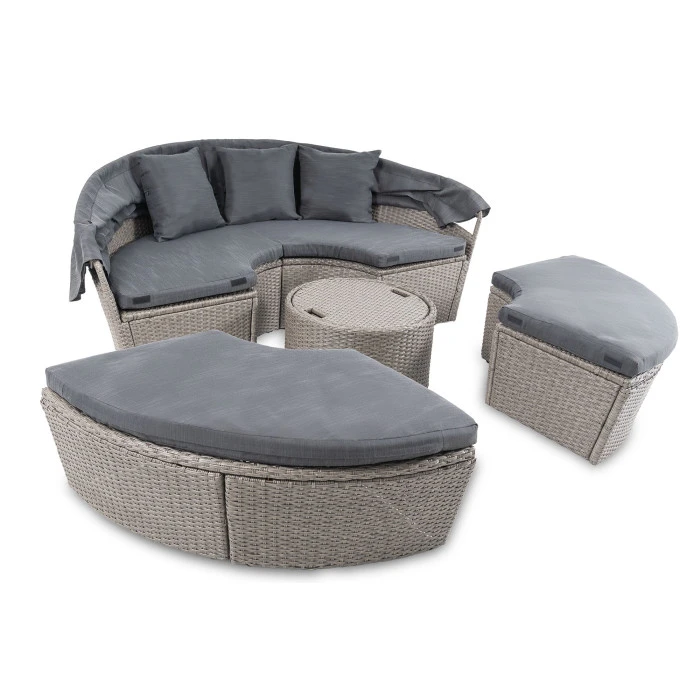 Садовая мебель Di Volio MILANO серо-графитовая