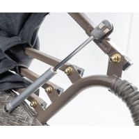 Садовая мебель Di Volio MILANO серо-графитовая