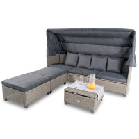 Садовая мебель Di Volio Luca серо-графитовая