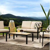 Комплект садовой мебели Di Volio Merano черный/бежевый