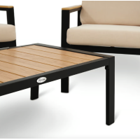 Комплект садовой мебели Di Volio Merano черный/бежевый