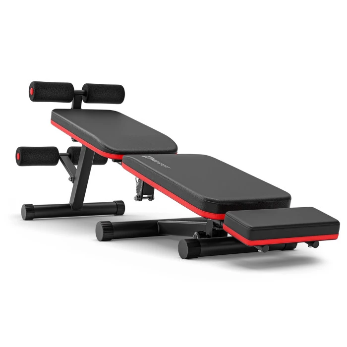 Набір Hop-Sport Premium 135кг з лавою HS-2040 HB, штангами та гантелями