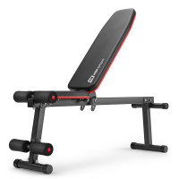 Набор Hop-Sport Premium 59кг со скамьей HS-1010 Pro и штангой