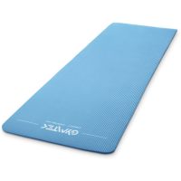 Коврик (мат) для йоги и фитнеса Gymtek NBR 1см голубой