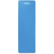 Коврик (мат) для йоги и фитнеса Gymtek NBR 1см голубой