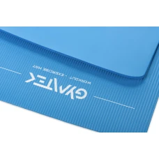 Коврик (мат) для йоги и фитнеса Gymtek NBR 1см голубой