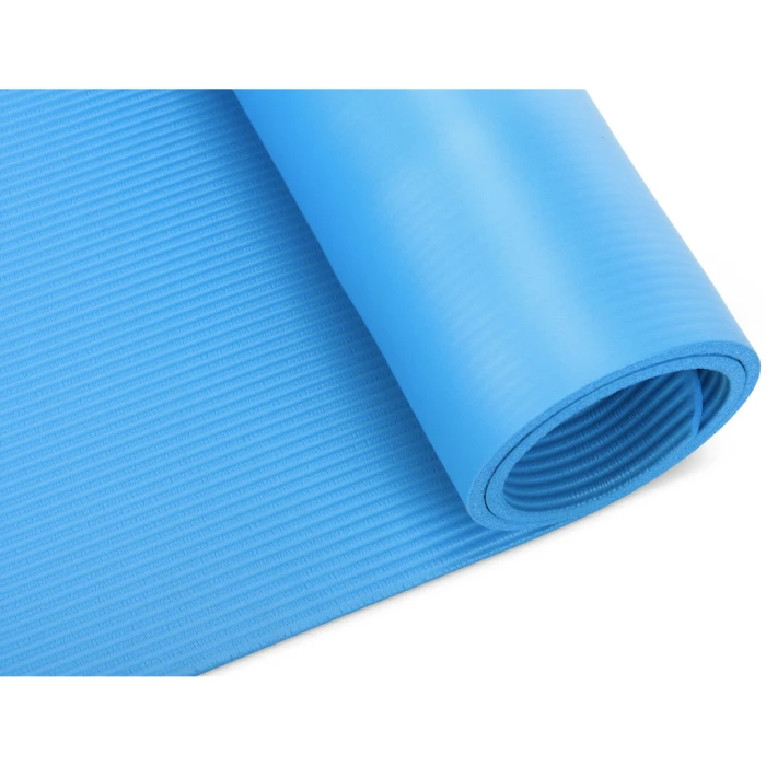Килимок (мат) для йоги та фітнесу Gymtek NBR 1см голубий