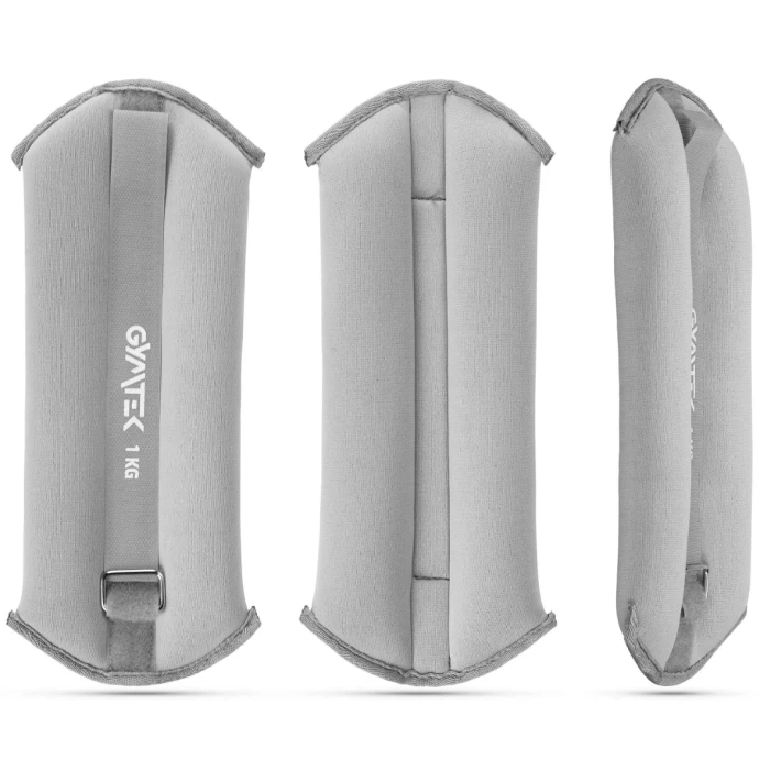 Утяжелители Gymtek для рук и ног 2 х 1 серый