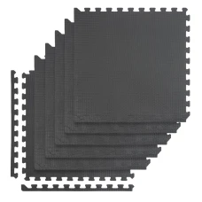 Мат-пазл Gymtek EVA 118х176,5х1см 6 частей черный