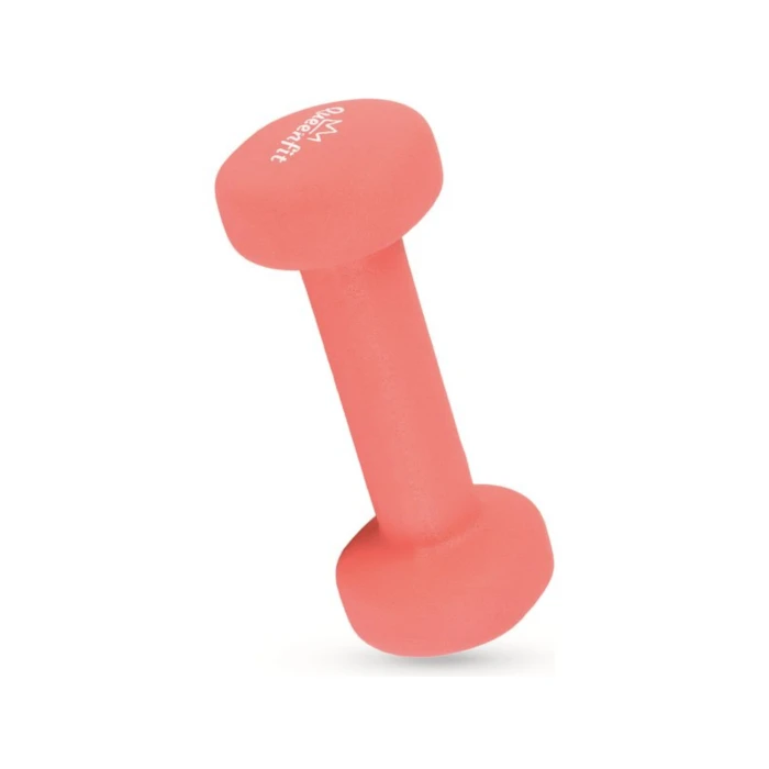 Гантелі для фітнесу неопренові Queenfit 2х0,5кг рожевий