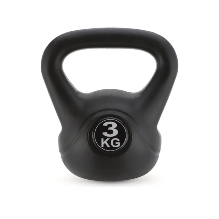 Гиря виниловая Gymtek 3кг черный