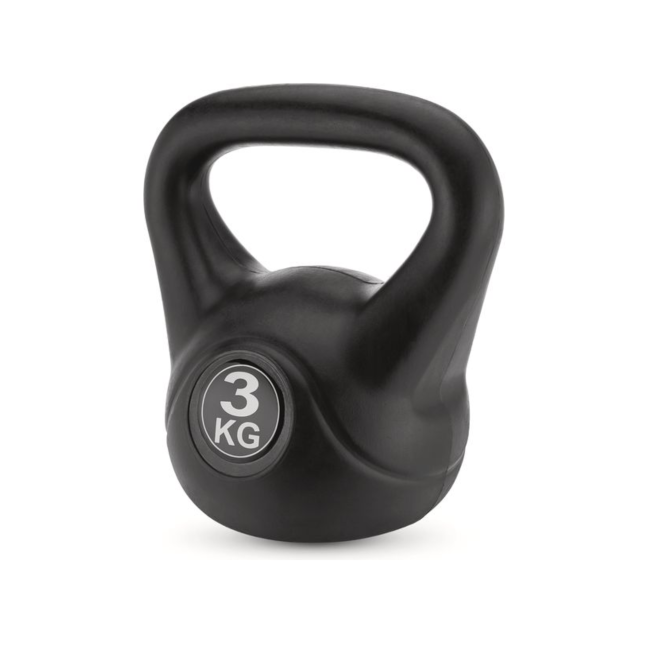 Гиря вінілова Gymtek 3кг чорний