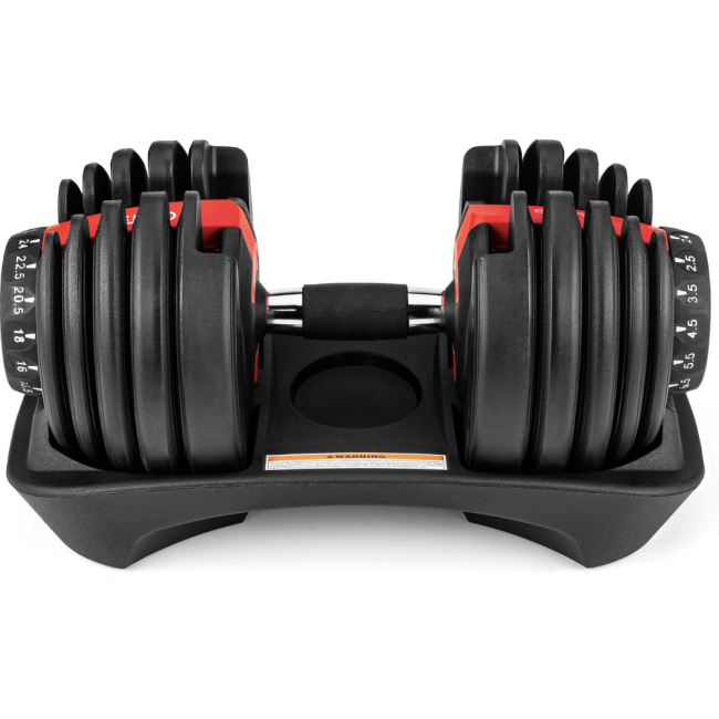 Гантель разборная регулируемая Gymtek 2,5-24кг красный