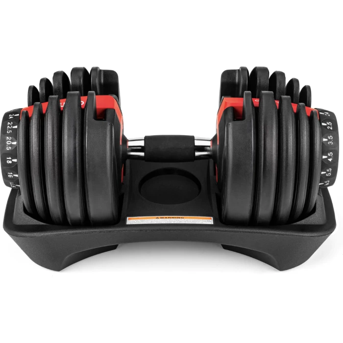 Гантель разборная регулируемая Gymtek 2,5-24кг красный