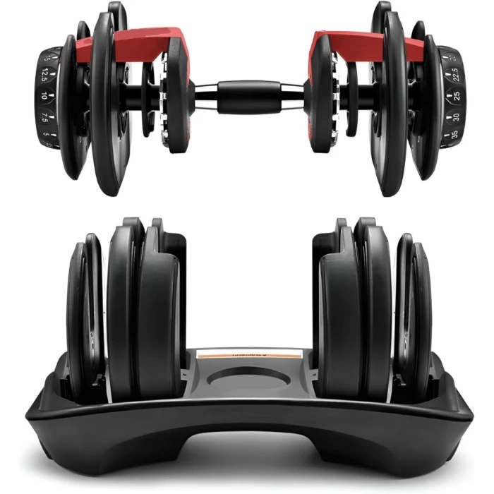 Гантель разборная регулируемая Gymtek 2,5-24кг красный