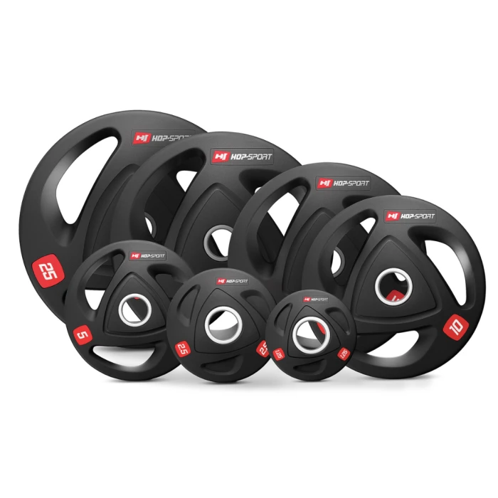 Набір олімпійський Hop-Sport PRO 55кг з грифом 165см