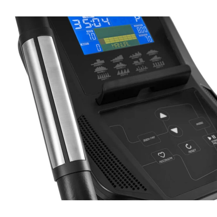 Велотренажер HS-100H Solid iConsole+ чорний