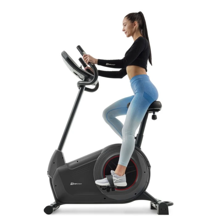 Велотренажер HS-100H Solid iConsole+ чорний