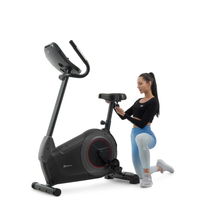 Велотренажер HS-100H Solid iConsole+ чорний