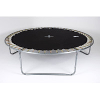 Батут Hop-Sport 8ft (244см) зеленый с наружной сеткой.