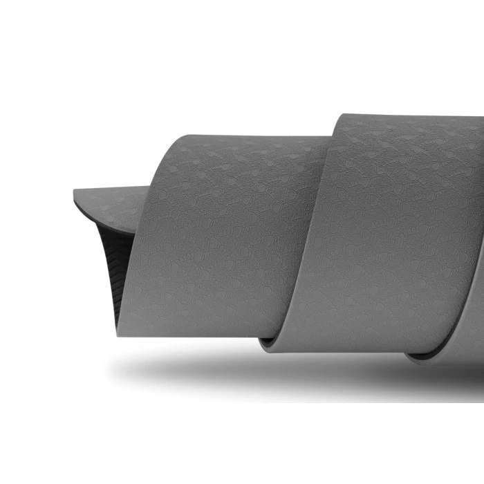 Мат для фітнесу та йоги Hop-Sport TPE 0,6см HS-T006GM сірий