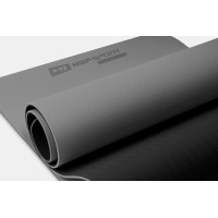 Мат для фітнесу та йоги Hop-Sport TPE 0,6см HS-T006GM сірий