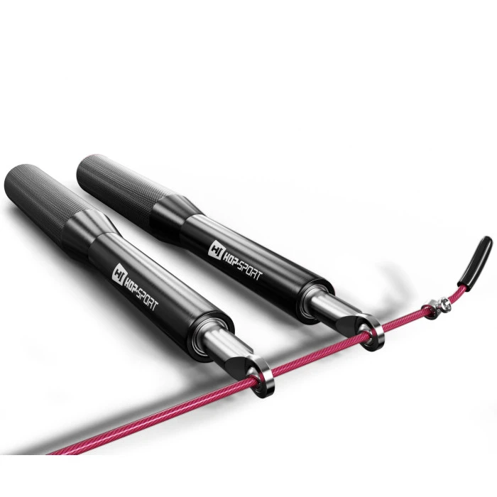 Скакалка Hop-Sport Crossfit з алюмінієвими ручками HS-A020JR чорна