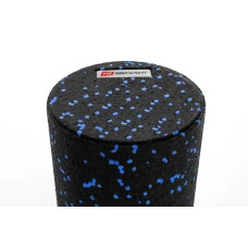 Роллер масажер (валик, ролик) гладкий заповнений Hop-Sport HS-P033SYG EPP 33см чорно-синій