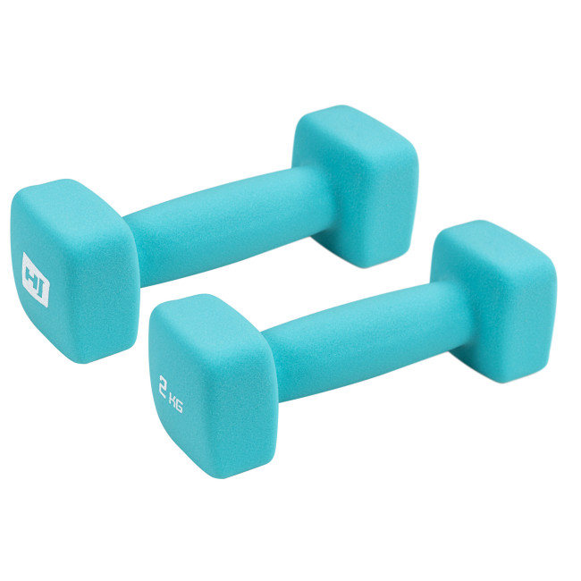 Гантелі для фітнесу неопренові квадратні Hop-Sport HS-V020DS 2х2кг