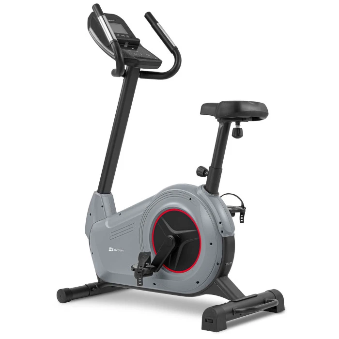 Велотренажер HS-100H Solid iConsole+ сірий