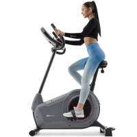 Велотренажер HS-100H Solid iConsole+ сірий