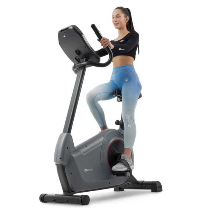 Велотренажер HS-100H Solid iConsole+ сірий