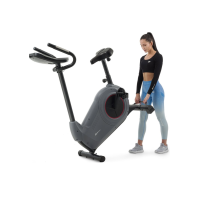 Велотренажер HS-100H Solid iConsole+ сірий