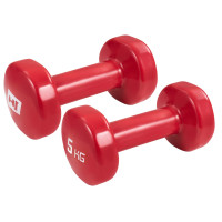 Гантели для фитнеса виниловые круглые Hop-Sport HS-V050DC 2х5кг