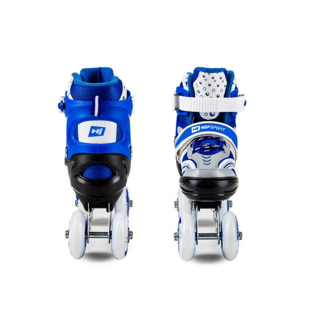 Роликовые коньки 3в1 Hop-Sport HS-8101 Speed S (размер) синий