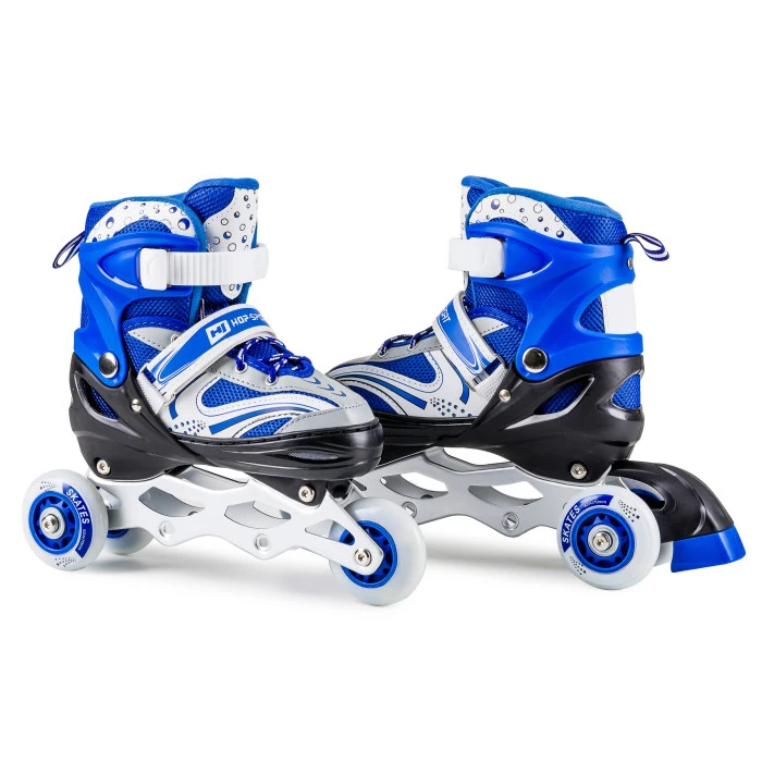 Роликові ковзани 3в1 Hop-Sport HS-8101 Speed S (розмір) синій