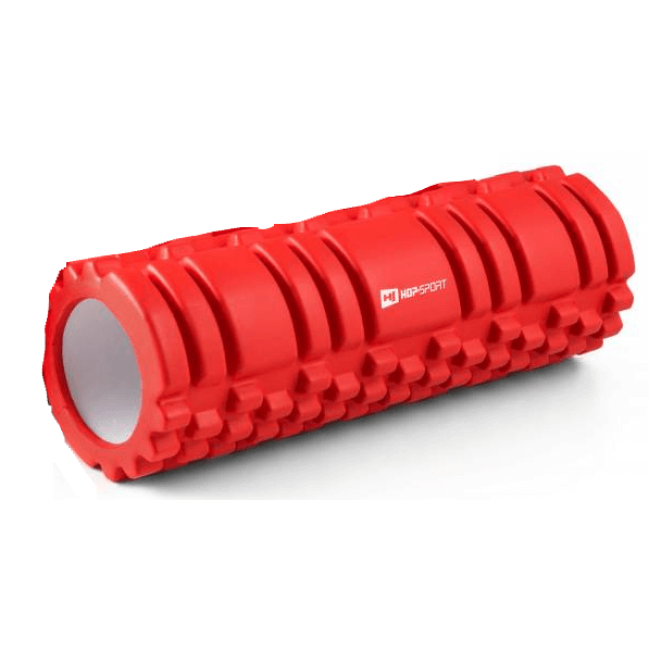 Роллер массажер (валик, ролик) Hop-Sport EVA 33 x 10см HS-A033YG красный